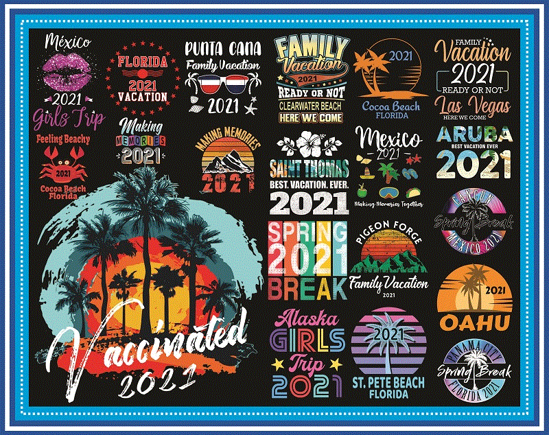 Vacation 2022 Png, Family Vacation Png, Beach Vacation Png, Family Summer Vacation, Spring Break Png, Quarantine Vacation Png, Vintage Beach 1000379633