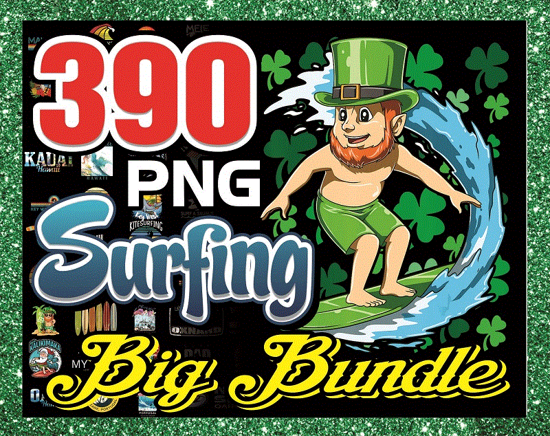 Big Bundle 390 Surfing PNG, Travel Vacation Png, Vintage Sunset Surfing For Surfer, Watercolor Surf Girl, Surfing 2021, Sublimation Printing 983070728