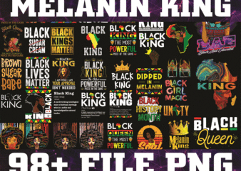 Bundle 98 Designs Melanin King Png, Educated Black King Png, Black King Definition, Black Father Matter Support Black Dad, Digital Downlad 990964723