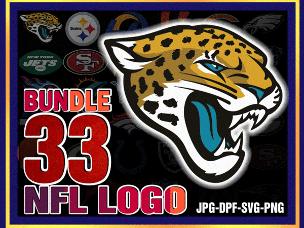 Bundle 33 designs nfl logo svg, nfl svg, nfl team svg, nfl football svg, cut file vector, icon svg, jpg, cricut design, digital download 992007949