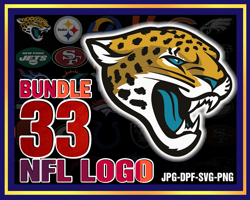 Bundle 33 Designs NFL logo svg, NFL Svg, NFL Team Svg, Nfl football svg, Cut file Vector, Icon Svg, Jpg, Cricut Design, Digital Download 992007949