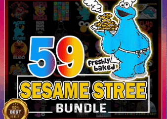 59 Sesame Street Bundle, Sesame Street Png, Squad Goals Png, Getting My Crunches In, Elmo Bundle, Commercial Use, Digital Download, 999217340