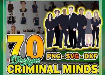 70 Designs Criminal Minds SVG/PNG Bundle, Criminal Minds svg, png, dxf, Criminal Minds svg cut files, Silhouette, Clipart, Digital Download 1015603201