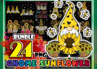 24 Designs Gnome Sunflower Png, Honey Bee Gnome Png, Let It Be Gnome Png, Hippie Gonome Png, Gnome with Sunflower, Sublimation Hippie Gnome 1019083071