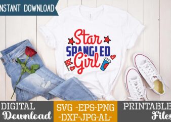 Star Spangled Girl,happy 4th of july t shirt design,happy 4th of july svg bundle,happy 4th of july t shirt bundle,happy 4th of july funny svg bundle,4th of july t shirt