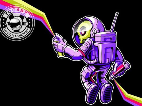 Astronaut 36 t shirt vector