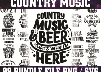 Bundle 100 Country Music SVG/PNG Files For Cricut, Country Music svg, Music svg Bundle, Music svg Shirt, Music Lovers svg, Instant Download 1015565186