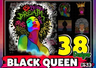 38 Designs Black Queen Png Bundle, Melanin png, Black Pride png, Black Girl png, Black Girl Queen png, PNG Digital Download 1041220163