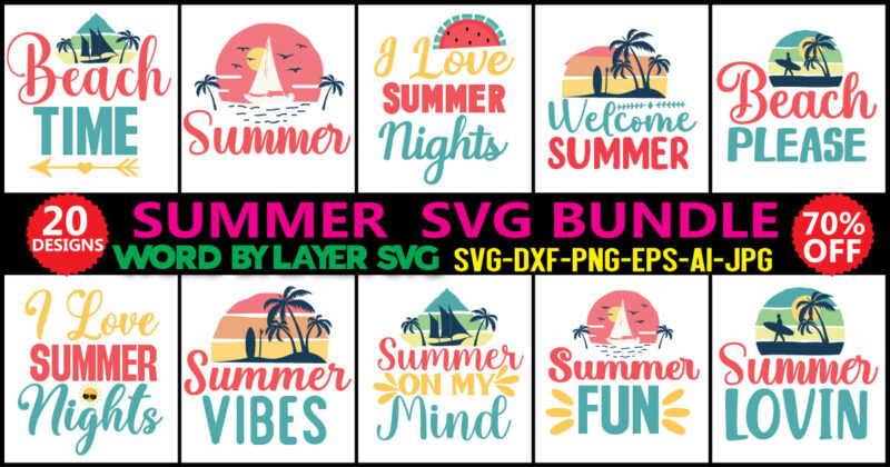 Summer SVG Bundle, Beach SVG, Beach Life SVG, Summer shirt svg, Beach shirt svg, Beach Babe svg, Summer Quote, Cricut Cut Files, Silhouette,Summer Beach Quotes Big Bundle Svg, Beach Quotes