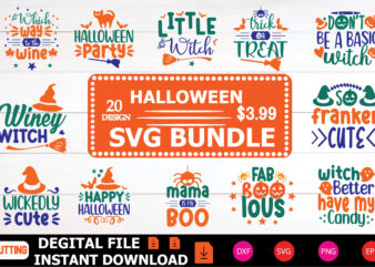 HALLOWEEN SVG T-shirt Design BUNDLE