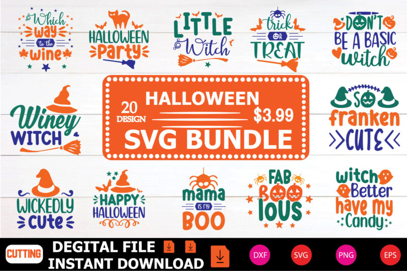 HALLOWEEN SVG T-shirt Design BUNDLE