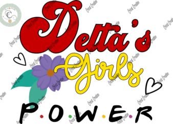 Delta Girl , Delta’s Girl Power Diy Crafts, Red Triangle Design Svg Files For Cricut, Women Delta Silhouette Files, Trending Cameo Htv Prints