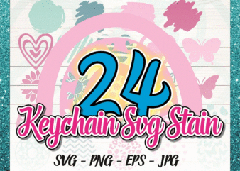 24 Keychain SVG Stain, Key Ring Pattern SVG, Brush Keychain svg, Keychain Background svg, Paint Keychain, svg png eps, Digital Download 950275438