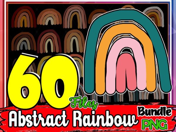 Bundle 60 abstract rainbow clipart, modern rainbows, boho rainbow art, nursery art, neutral wall, baby shower, pastel rainbow, scandinavian 796756336 t shirt template