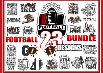 Football SVG Bundle, Love Football SVG Cut Files, Football Mom Svg, Football is My Favorite Season Clipart, Commercial Use, Instant Download 802337260 t shirt graphic design