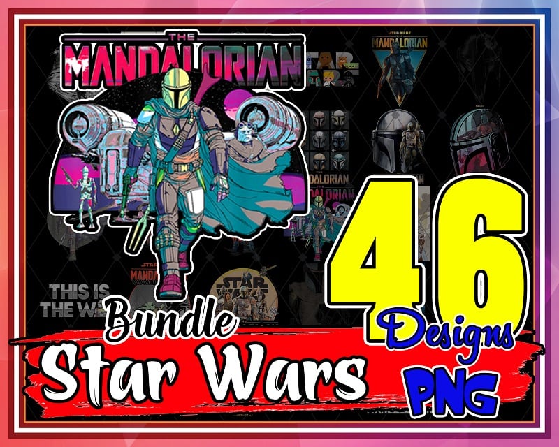 46 Designs Star Wars Bundle Png, Baby Yoda Png, Mandalorian Png, Boba Fett, Baby Yoda Christmas Png,Star Wars Digital Paper,Digital Download 906354128