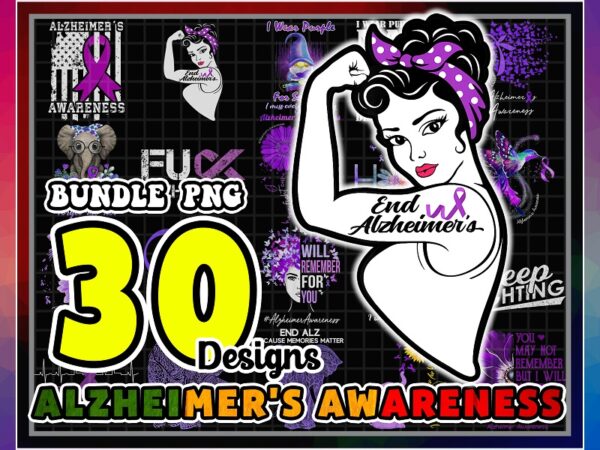 30 designs alzheimer’s awareness png, purple elephant awareness, i will remember for you png, forget me not, sublimation designs, digital download 922334668