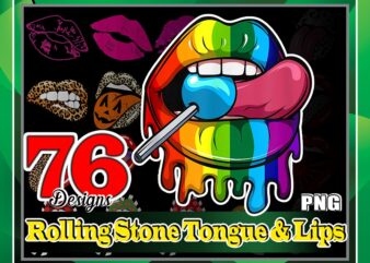 Bundle 76 Rolling Stone Tongue and Lips PNG Bundle, Leopard tongue PNG, Rolling stone, Tie Dye Tongue Png, October Queen, Instant Download 925268334 t shirt template