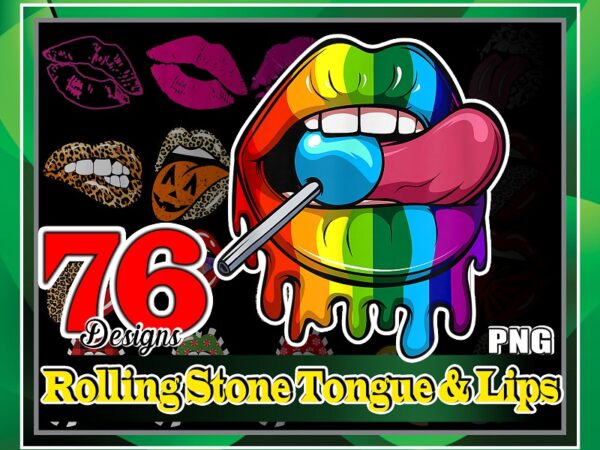 Bundle 76 rolling stone tongue and lips png bundle, leopard tongue png, rolling stone, tie dye tongue png, october queen, instant download 925268334 t shirt template