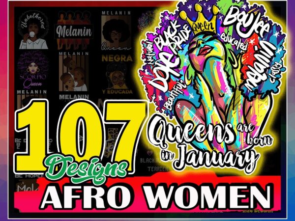 107 afro women png bundle, afro girl png, black women strong png, black queen bundle, black girl, black queen png, digital download 931305538