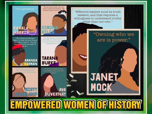 Empowered women of history, more changemakers, printable images for classroom, office, home, work, empowered women of history sayings 936307074 vector clipart
