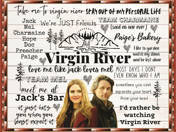 Virgin river fan sheet, collage, png, waterslide, i’d rather be watching virgin river, take me to virgin river, sublimation, digital file 969319115 t shirt vector art