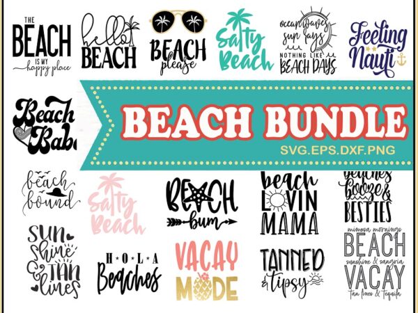 16 beach bundle svg, beach shirts svg, beach, salty beach, hola beach, eps dxf png, summer bundle svg, silhouette cricut, digital download 967586060