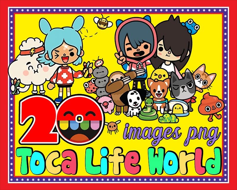 Toca Life World Toca Boca Girl Toca Life PNG Toca Boca Life 