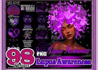98 Lupus awareness png Bundle, Lupus Digital png, Warrio lupus awareness Png, In May We Wear Purple Sublimation Png, Digital Download 972543782