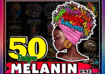 Bundle 50 Designs Melanin PNG, BAE Black & Educated Afro, Black Girl Graduation 2020, Curly Coily Curvy Png, Black Queen, Digital Download 879820174