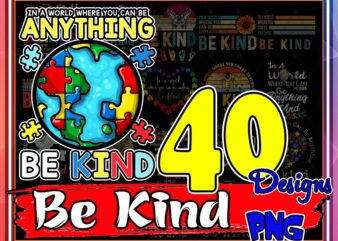Bundle 40 Designs Be Kind PNG, Be Kind Hand Sign Language Png, Be Kind png, Rainbow Colors png, Be Kind Sublimation Design, Digital Png File 887791655