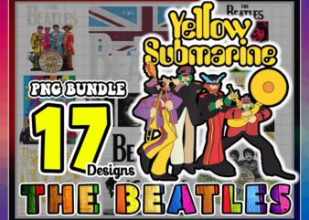 Bundle 17 Deisngs The Beatles Png, The Beatles PNG, John Lennon, Paul McCartney, George Harrison, Ringo Starr, Sublimation, Digital Download 920192416 t shirt template
