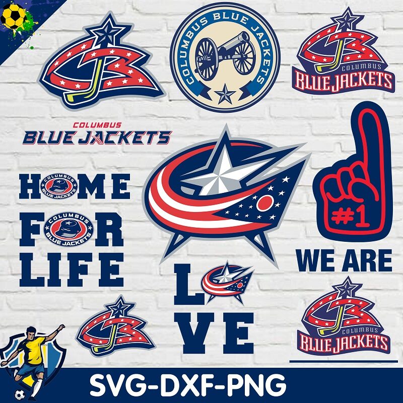 Columbus Blue Jackets logo, bundle logo, svg, png, eps, dxf Hockey Teams Svg