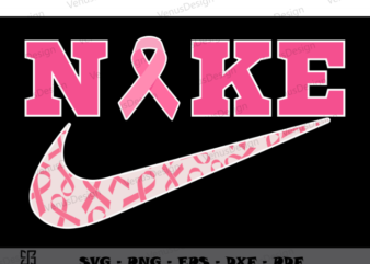 Logo Breast Cancer Awareness Design Clipart, Sport Brand Design Luxury Svg, Custom Logo Svg, Logo Personalized Design