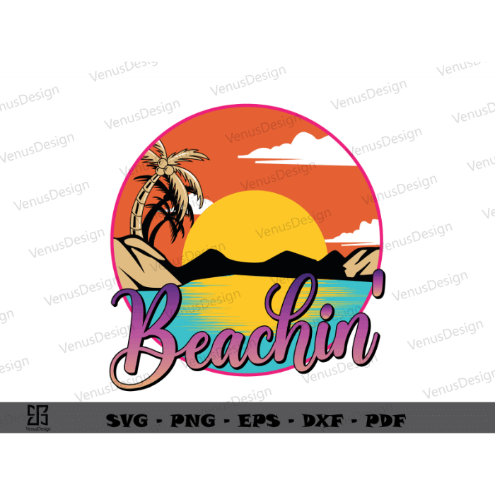 Summer Sunset Beach Gift for Lover Svg Cutting Files, Beach Lover Pg Files, Summer Vacation Files, Summer Time with Lover Art