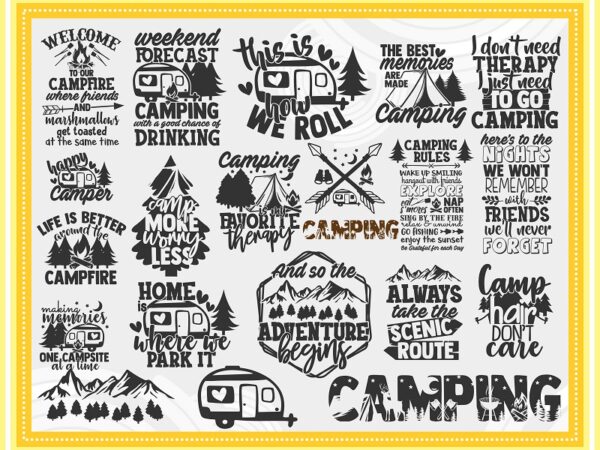 Camping svg bundle, camp life svg cut files, commercial use,instant download, summertime adventure svg bundle,printable vector prints 693608612 Camping svg bundle, camp life svg cut files, commercial use,instant download, summertime adventure svg bundle,printable vector prints 693608612