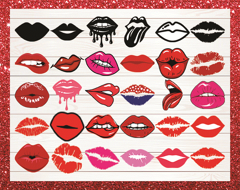 100 Lips svg Bundle, Lips svg, 100 Files Lips svg, Bitting Lips svg, Dripping Lips svg, Lips svg Designs svg Bleeding Lips, Lips Sublimation 895901414
