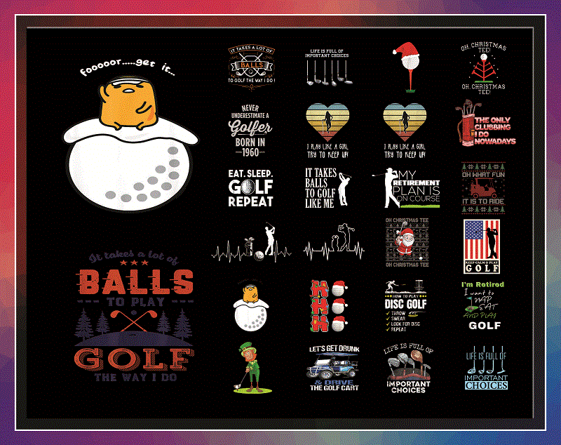 100 Golf And Beer PNG Bundle, Funny Golf png, Golf And Beer Quote, Golf Club, Golf Oh Christmas Digital – Santa Claus Golfer, Digital Design 921212587