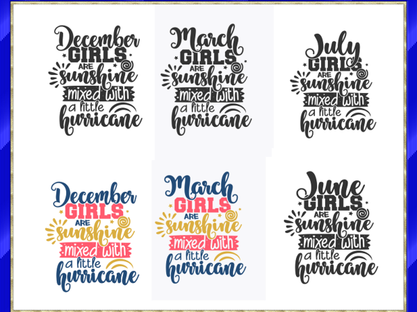 24 birthday months svg bundle | commercial use vector, january february march april may june july august september october november december 676827985