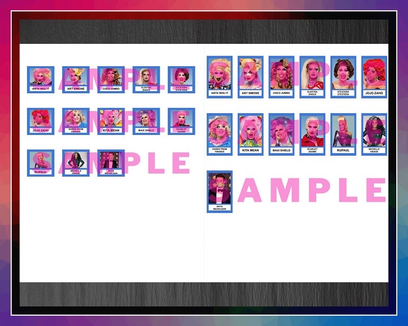 RuPaul’s Drag Race “AUSTRALIA” Edition Guess Who, Fun Board Games, Adult Party Games, Printable Template, RPDR Montessori Cards, Digital 979899438