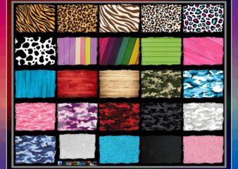 50 Huge Background Splash PNG, Bundle Clipart Frame, Leopard, Animal Print Cheetah, Wood Watercolor, Sublimation Design, Digital Download 896131208