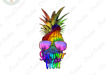 Summer Holiday, Summer vibes Diy Crafts,Pineapple Design png Files , Happy summer Silhouette Files, Trending Cameo Htv Prints