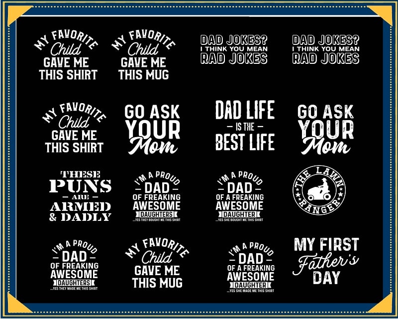 20 Dad Bundle Designs, Father’s Day Svg, Daddy Svg, Father Svg, Papa Svg,Funny Quote, Best Dad Ever Grills on, Dad Decal Designs, Cut File 818605693