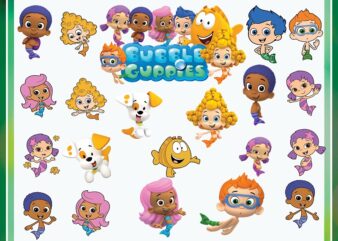 56 Bubble Guppies Clip Art Digital Designs, Bubble Guppies Clip Art, PNG Images, Instant Download, Graphics Transparent Background Scrapbook 980321641