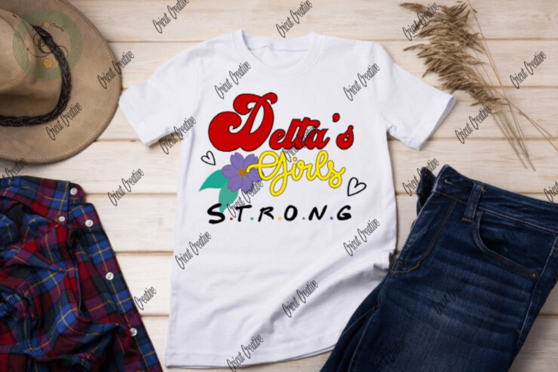 Delta Girl , Delta’s Girl Strong Diy Crafts, Black Beauty Svg Files For Cricut, Delta Red sigma Silhouette Files, Trending Cameo Htv Prints