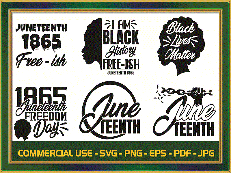 Black Lives Matter SVG, Black History Svg, American Flag Svg, Juneteenth Freedom Day, African American Svg, Cricut File, Digital Download 825270833