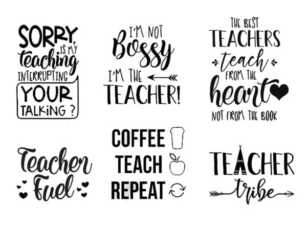 24 teacher svg bundle, school svg, teacher svg, cut files for cricut, silhouette, png, instant download 947401309