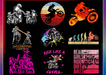 Bundle 54 Designs Motocross Png, Real Girl ride dirt bikes PNG, Dirt bike png, motorcycle png, vinyl motorbike png, dirtbike, Digital Download 923316451