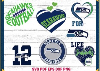 29 Seattle Seahawks Svg Bundle Designs, Seahawks Svg, Seattle Seahawks Logo, Seahawks Clipart, Football SVG Bundle, Svg File For Cricut 975127259