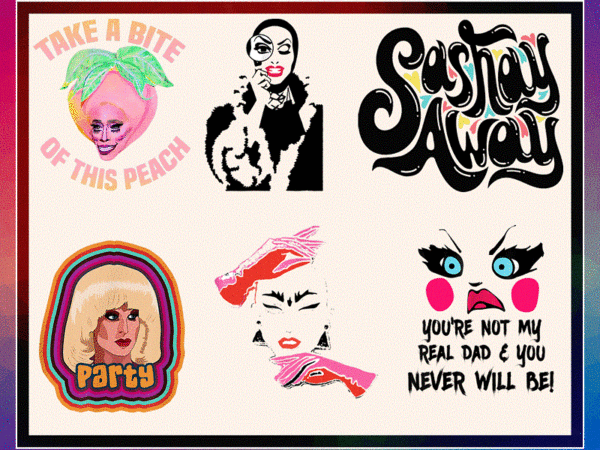 22 designs drag queen png, drag queen vinyl png, just be a queen, baloney queen, rupaul drag race queen, sublimation digital download 930066557